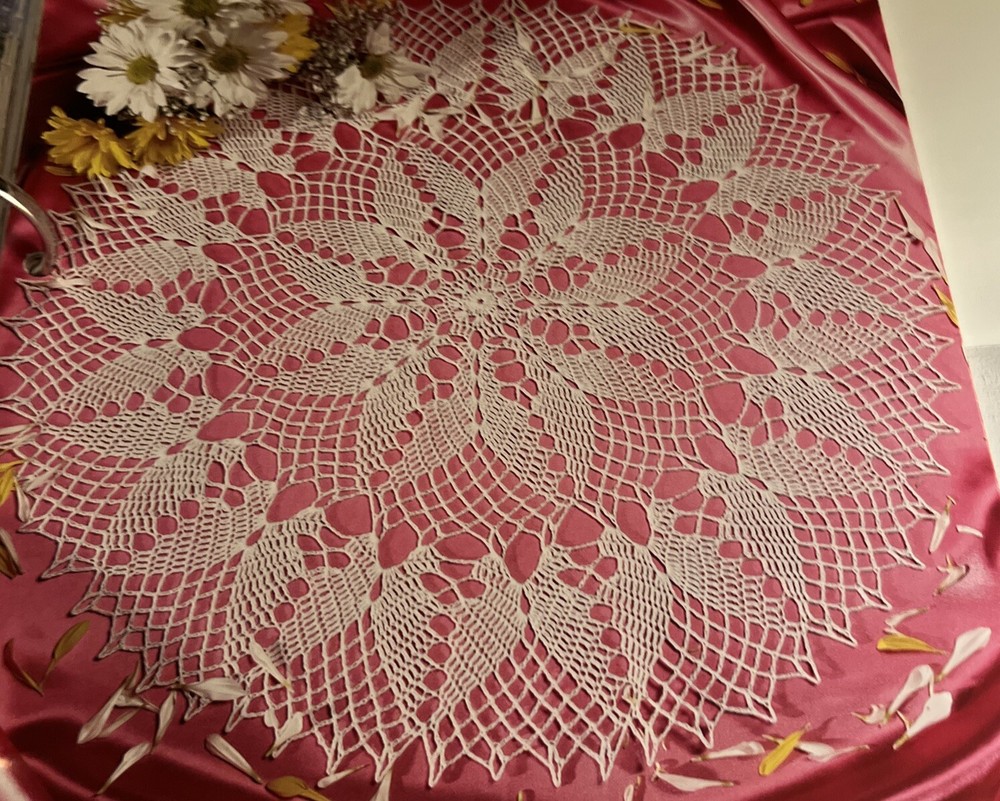 CROCHET  ~ “He Loves Me Not  Doily” ~ PATTERN ~