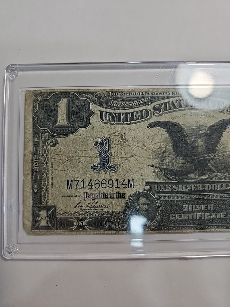 1899 $1 Silver Certificate Black Eagle Fr#232 Parker/Burke With Hard Case