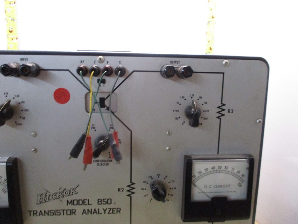 hickok model 850 transistor analyzer battery powered [5*O-4]