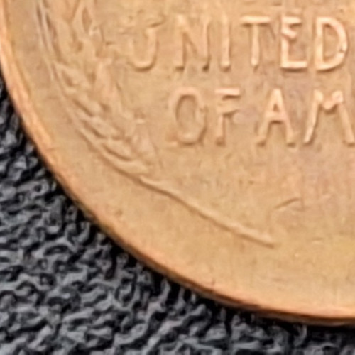 1958-D Wheat Penny Multiple Error Coin