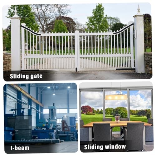 4pcs Slide Gate Guide Roller 4" Universal Heavy Duty Nylon Adjustable Dual