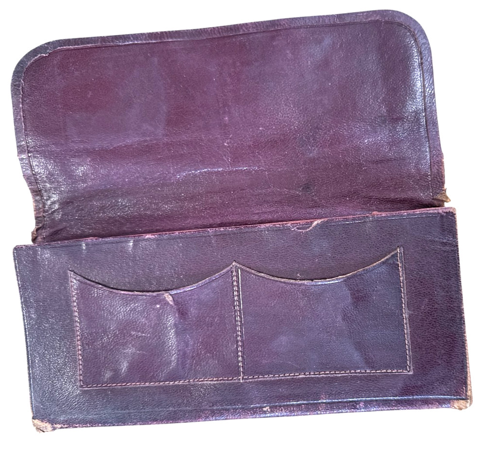 Vintage Leather Multi 5 Pouch Document Wallet