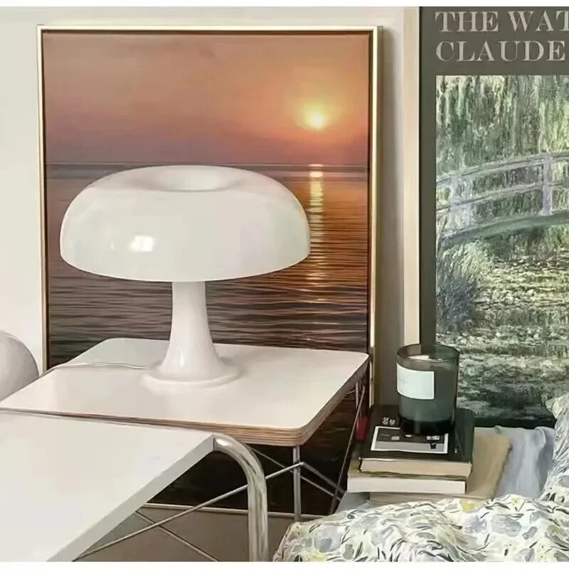 Italy Design White Mushroom Lamp