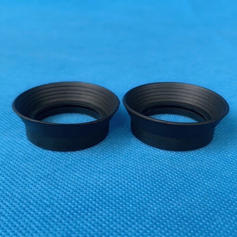 2PCS Binocular Microscope Eyepiece Cup Rubber Eye Lens Guard Shield for 29-36mm