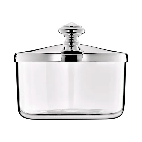 ALBI Silver-Plated Lidded Cheese/Condiment Dish