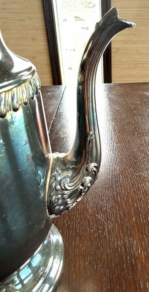 Vintage Four Piece Coffee Set - Silver Plated Over Copper