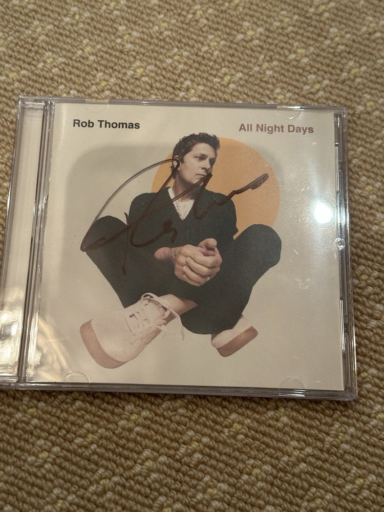 Rob Thomas All Night Days Signed CD