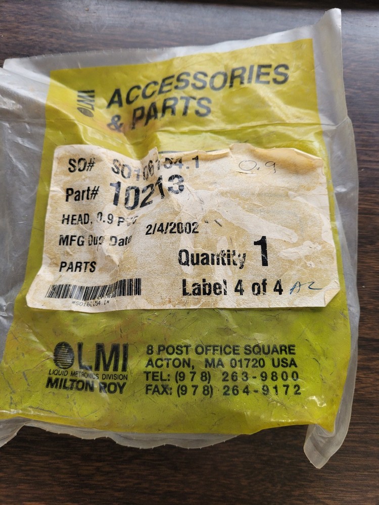 LMI 10213 PVC 0.9 Head