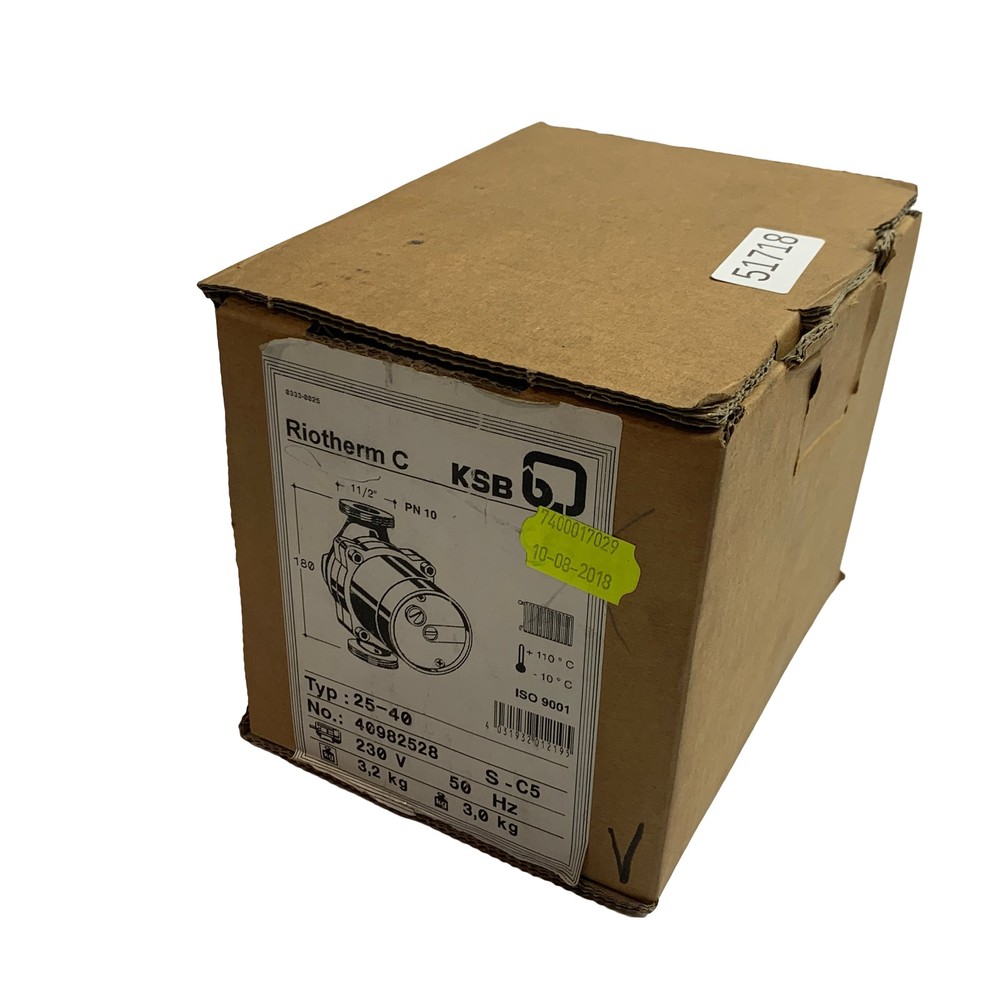 KSB Riotherm C 25-40 Heating Circulation Pump