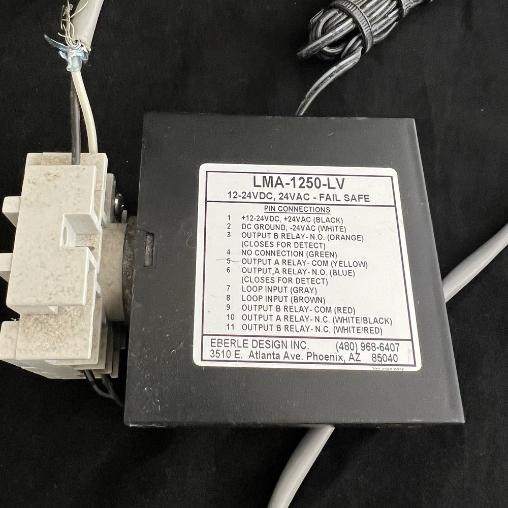EDI LMA-1250-LV VEHICLE LOOP DETECTOR Used Tested Working