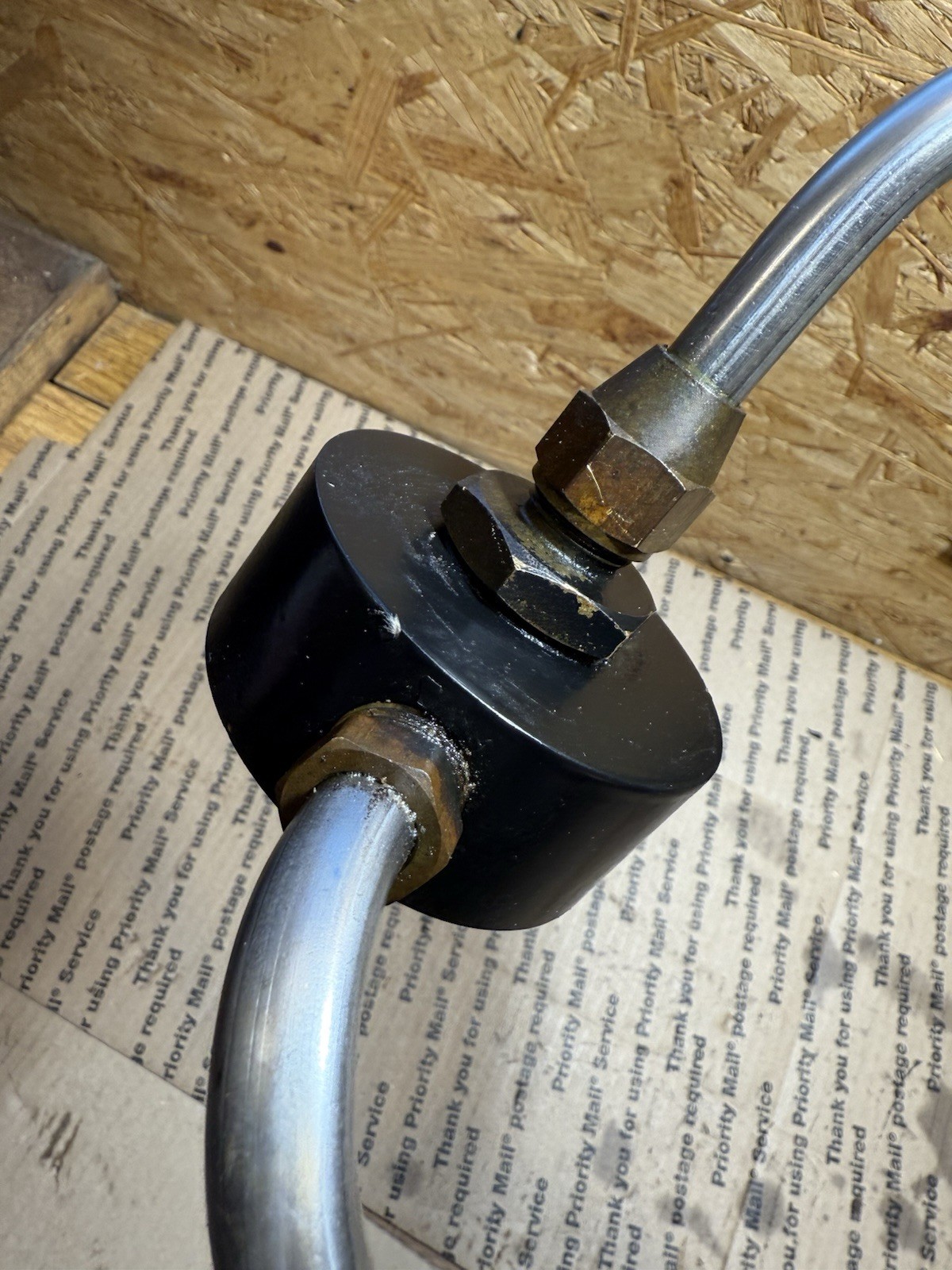 Mercruiser V6 4.3 engine oil filter remote system