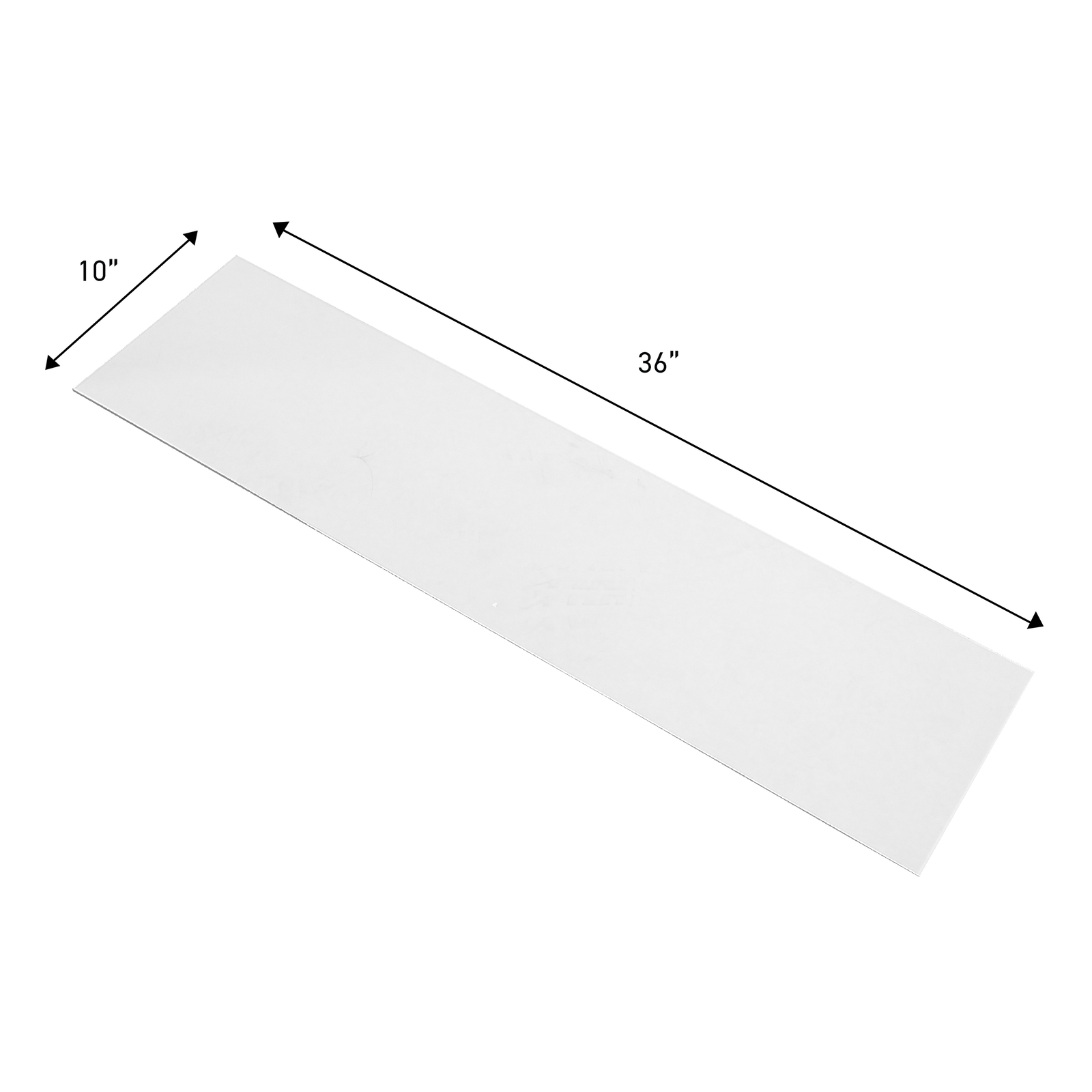 SSWBasics Tempered Glass Shelf - Set of 2 - Stylish & Sturdy Floating Shelves