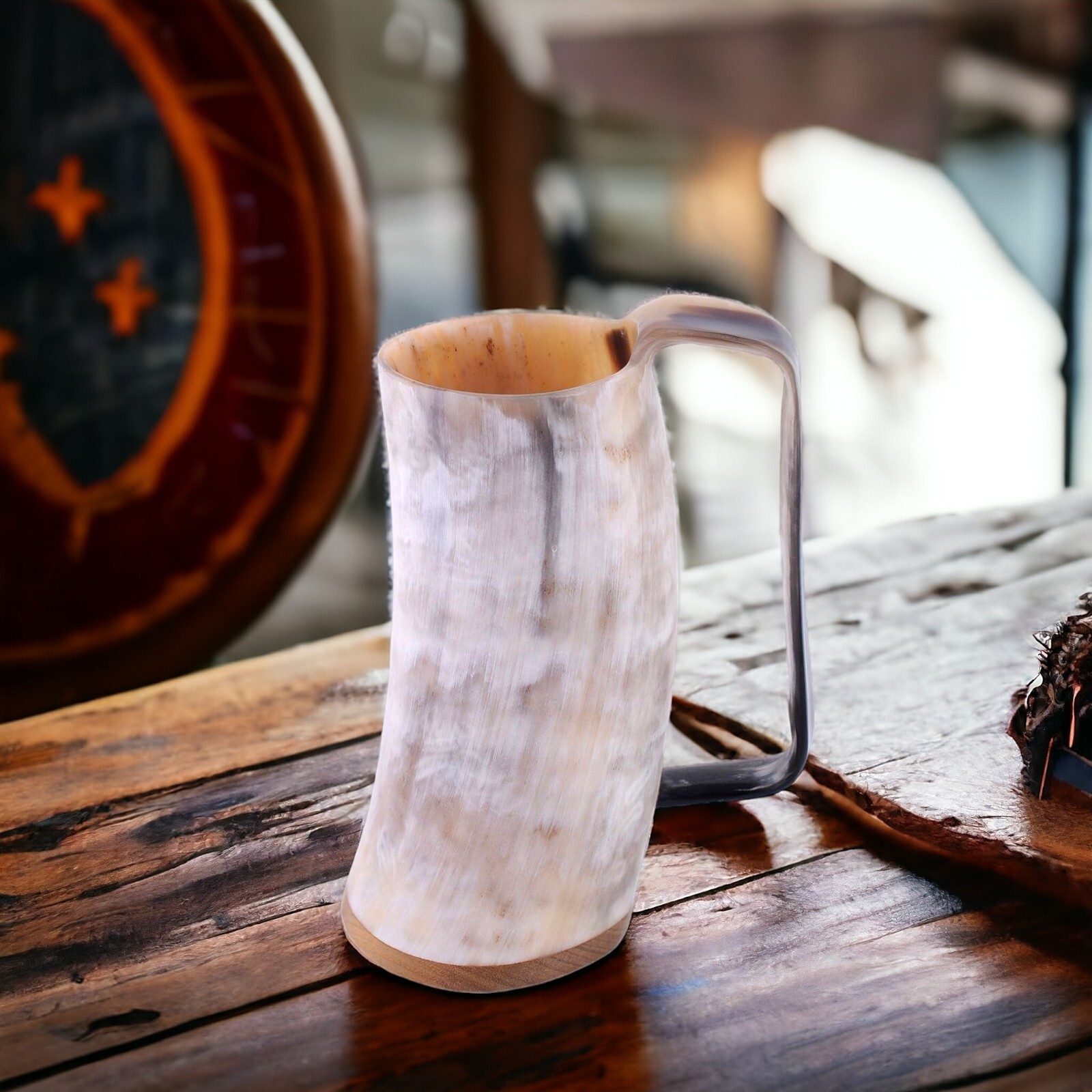 Game of thrones Real Horn Mug Beer wine Tankard Viking Drinking Cup with Handle