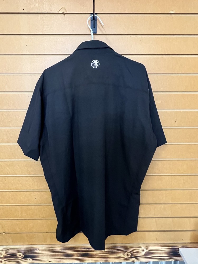 Sig Sauer Short Sleeve Snap Buttons 221B Tactical Black READ SIZE DESCRIPTION