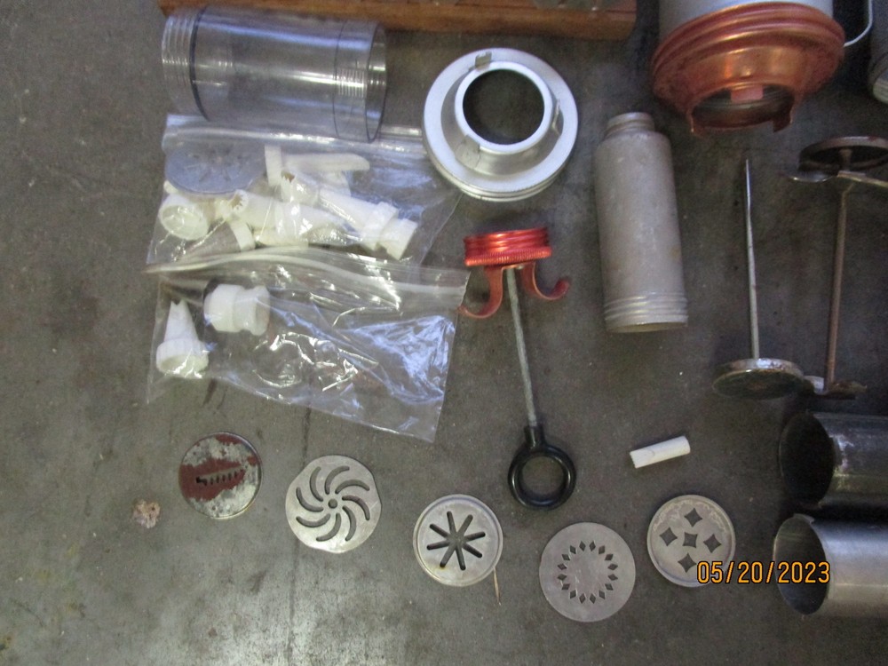 Vintage Metal Cookie Press Decorating Set