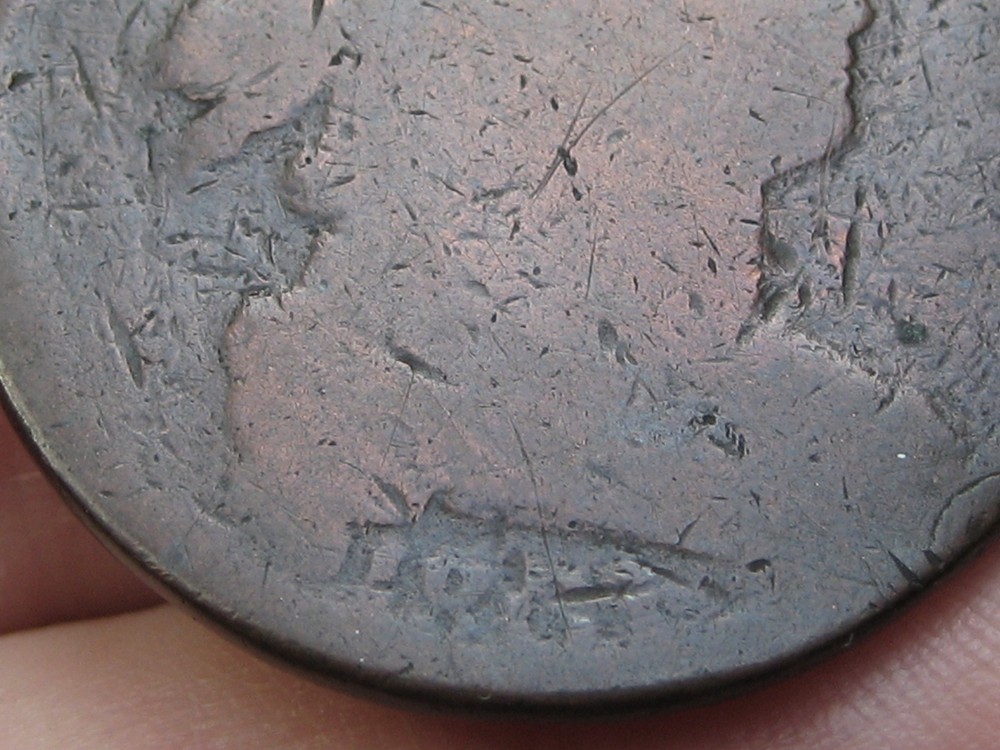 1801 Draped Bust Large Cent Penny- About Good Details