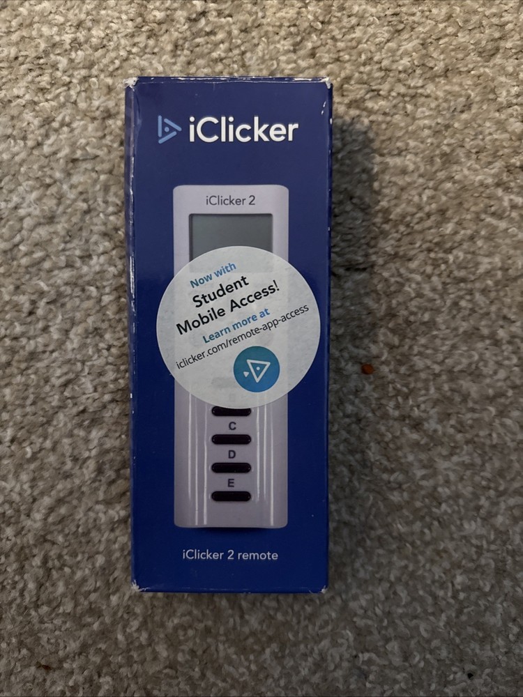 I Clicker 2 Student Remote Control for Classroom White