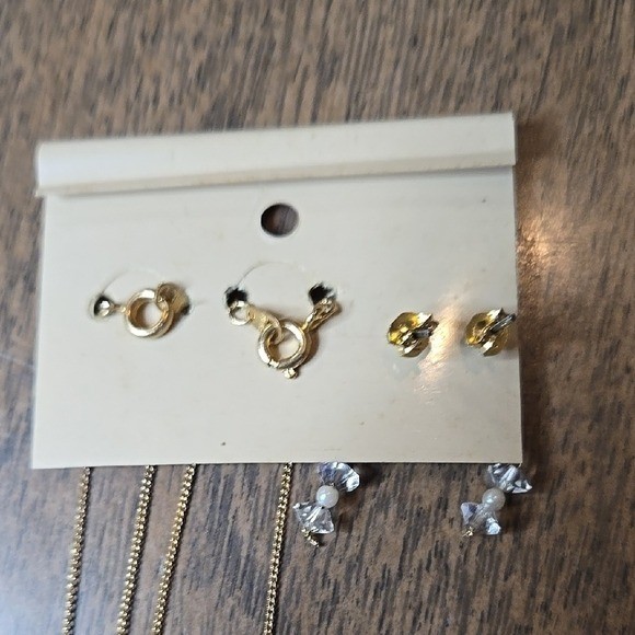 Earring, Bracelet, and Necklace Set, New