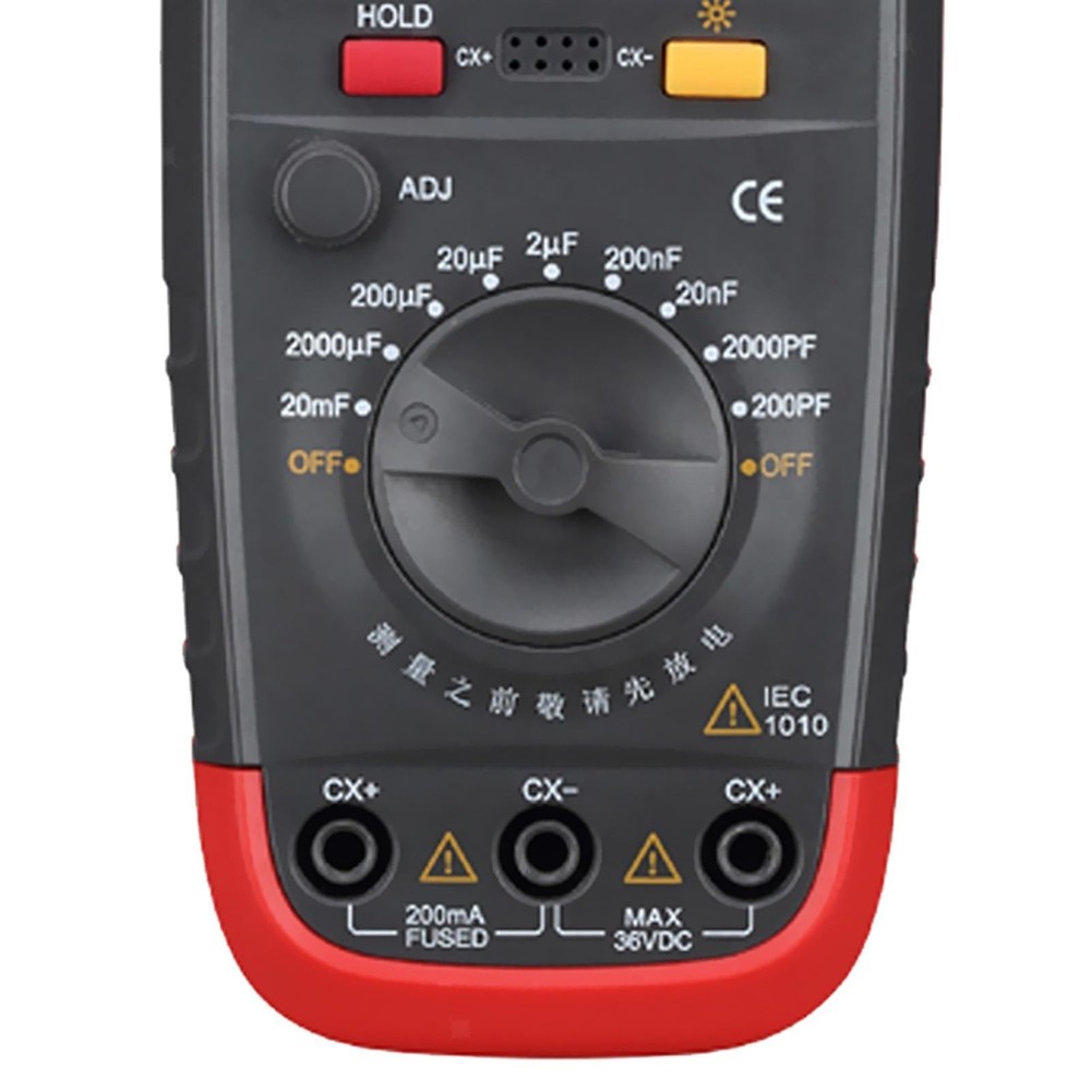 Capacitance Meter Up To 20mF±(2.5%+20) LCD Display ZERO