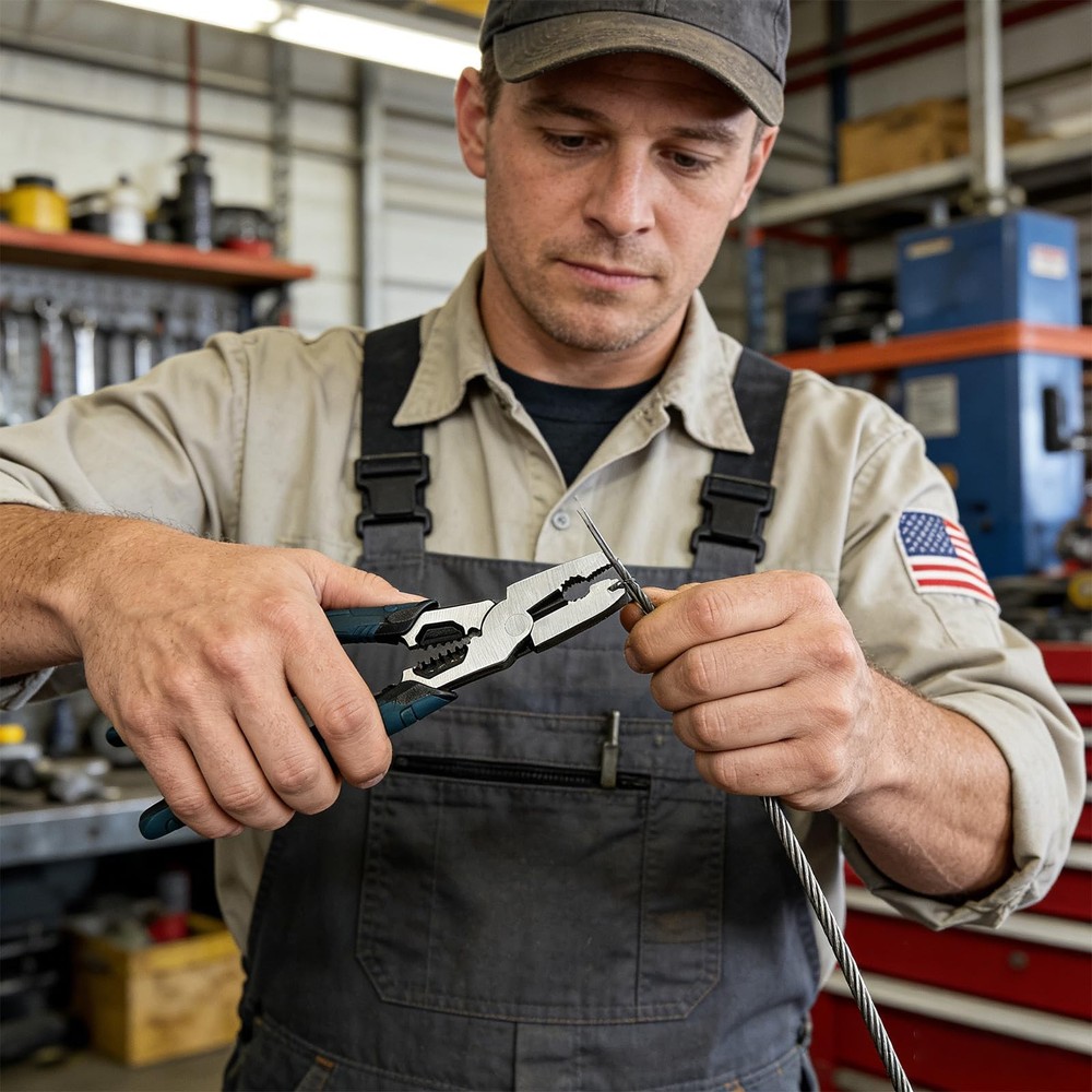 New Tools 2026 6in1 pliers, Industrial-Grade Multi-Function Cutting Pliers,V-...