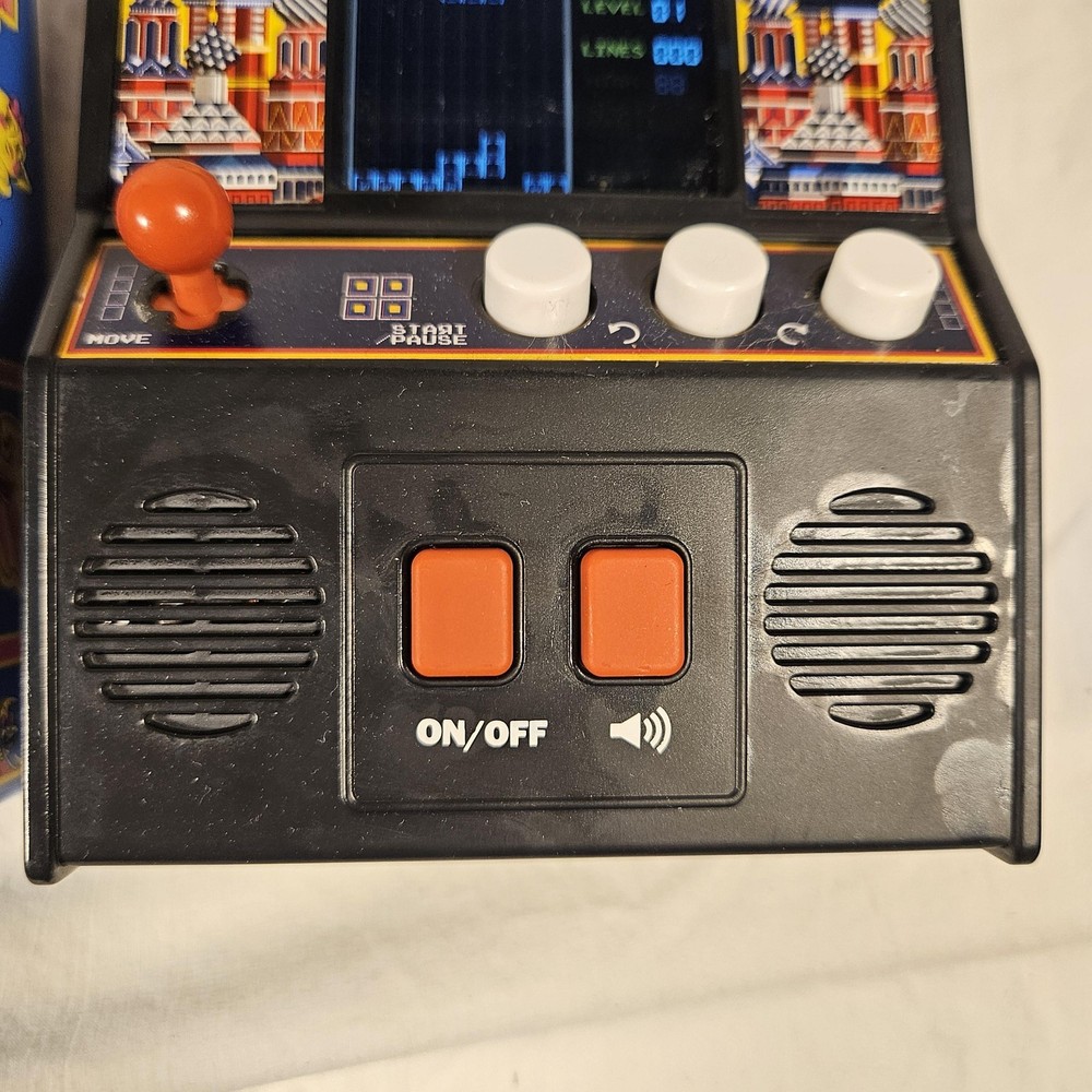 Ms. Pac-Man Tetris Mini Arcade Games Lot Basic Fun 2018 Retro Electronic Tested