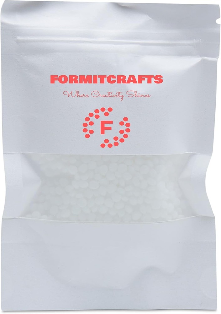 Thermoplastic Beads Pellets Mold-Able Polymorph 25 Grams All WHITE
