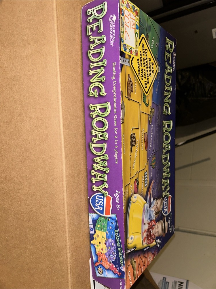 Learning Resources Reading Roadway - Educational Comprehension Trivia Board Game