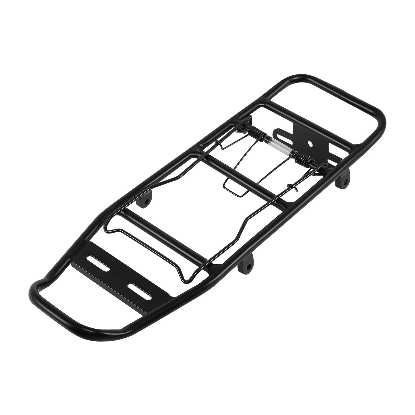 Rear Bike Rack Cargo Alloy Luggage Carrier Mountain Road Bicycle Holder Black