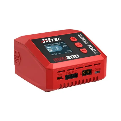 Hitec RDX1 200 AC/DC Multi-Function Smart Charger 44346 New!!