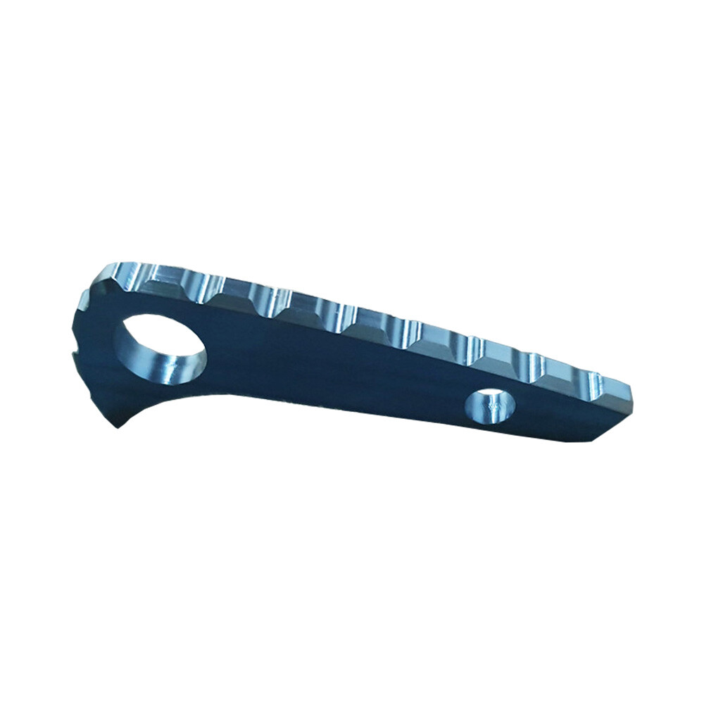 Blue Anodized Titanium Back Spacer for Spyderco Paramilitary 2 (C81) NEW