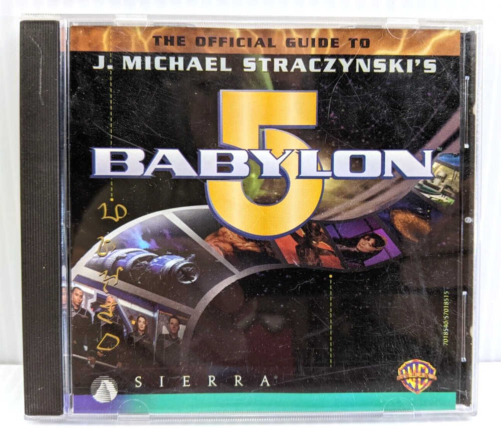 1997 BABYLON 5 Official Guide CD ROM PC Mac