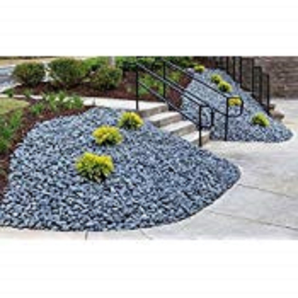 Large Mexican Beach Decorative Pebbles Gray (30 lb)