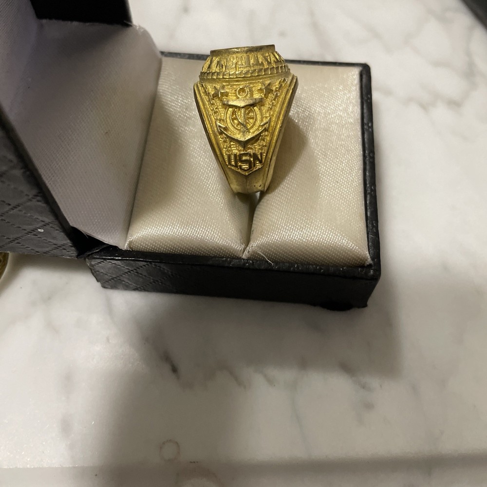 2 VTG Solid Brass Navy Ring Castings