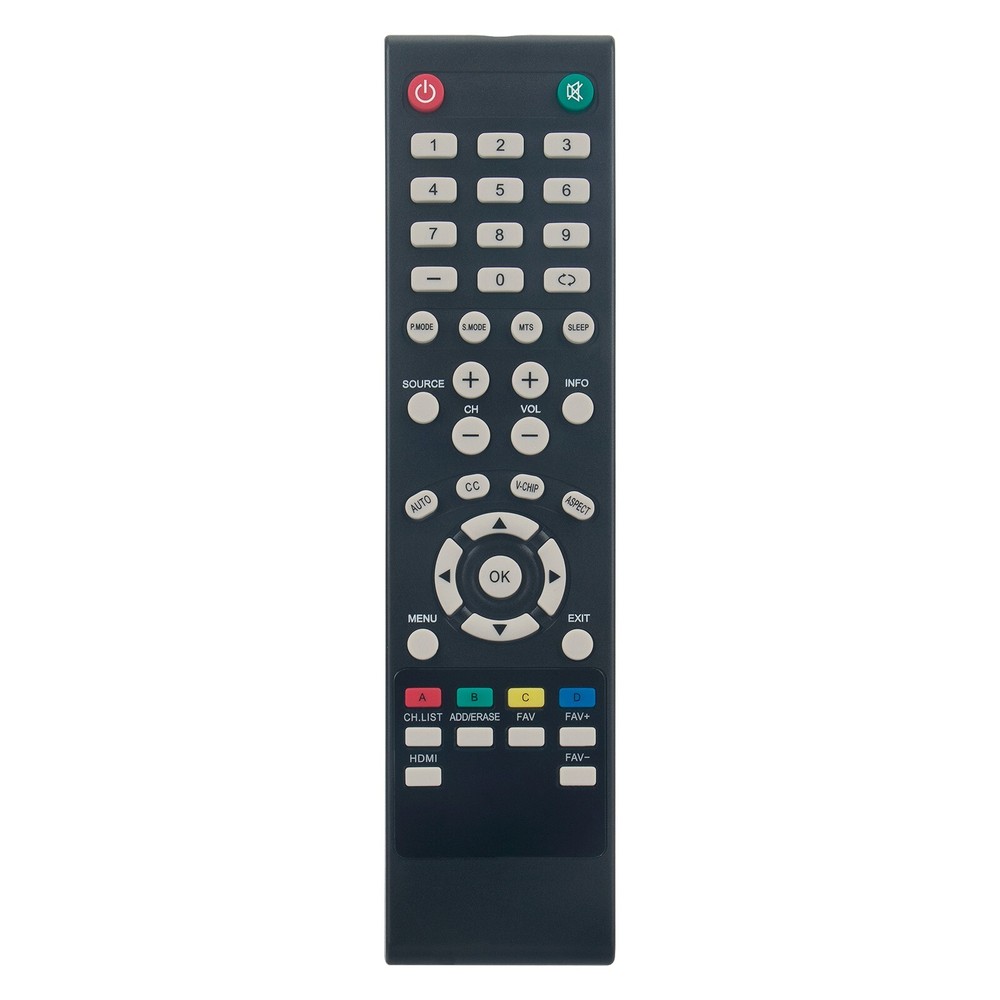 Replace Remote Control for PROSCAN TV FOR PLDED5066A-B PLDED3273A-E PLED5529A-G