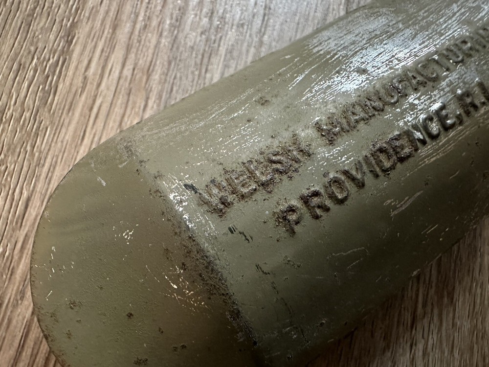 Rare WW2 US Army Air Force Welsh Manufacturing Providence R.I. Metal Goggle Case