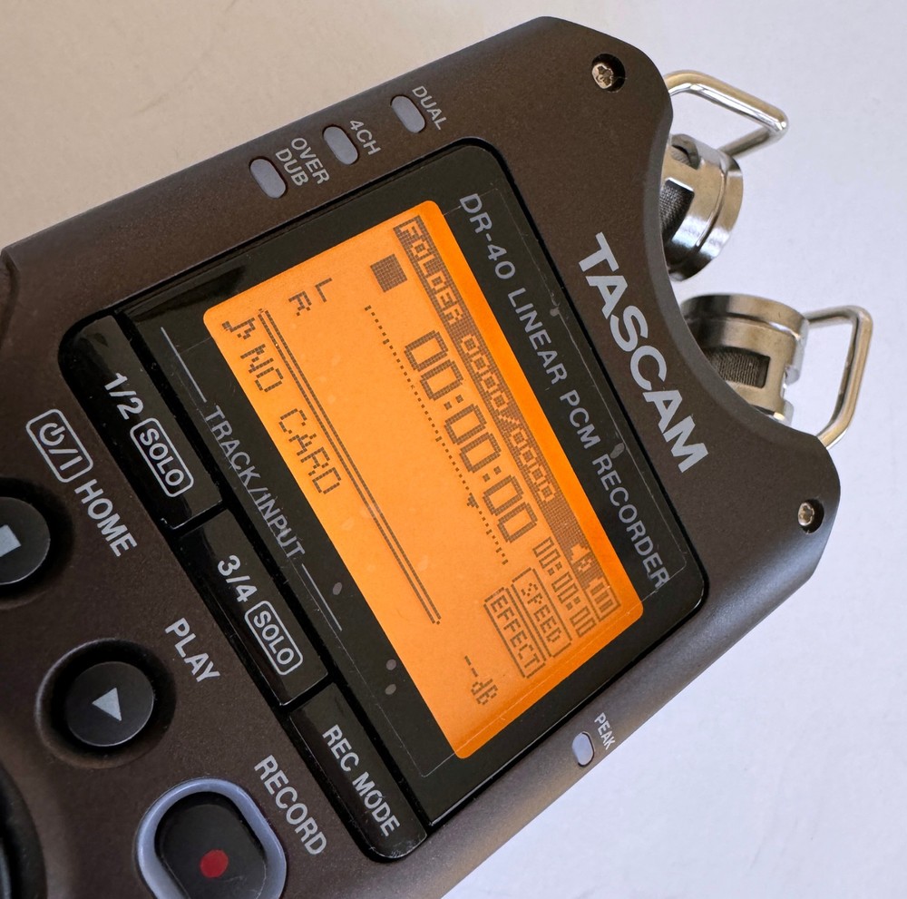 Tascam DR-40 Linear PCM Recorder