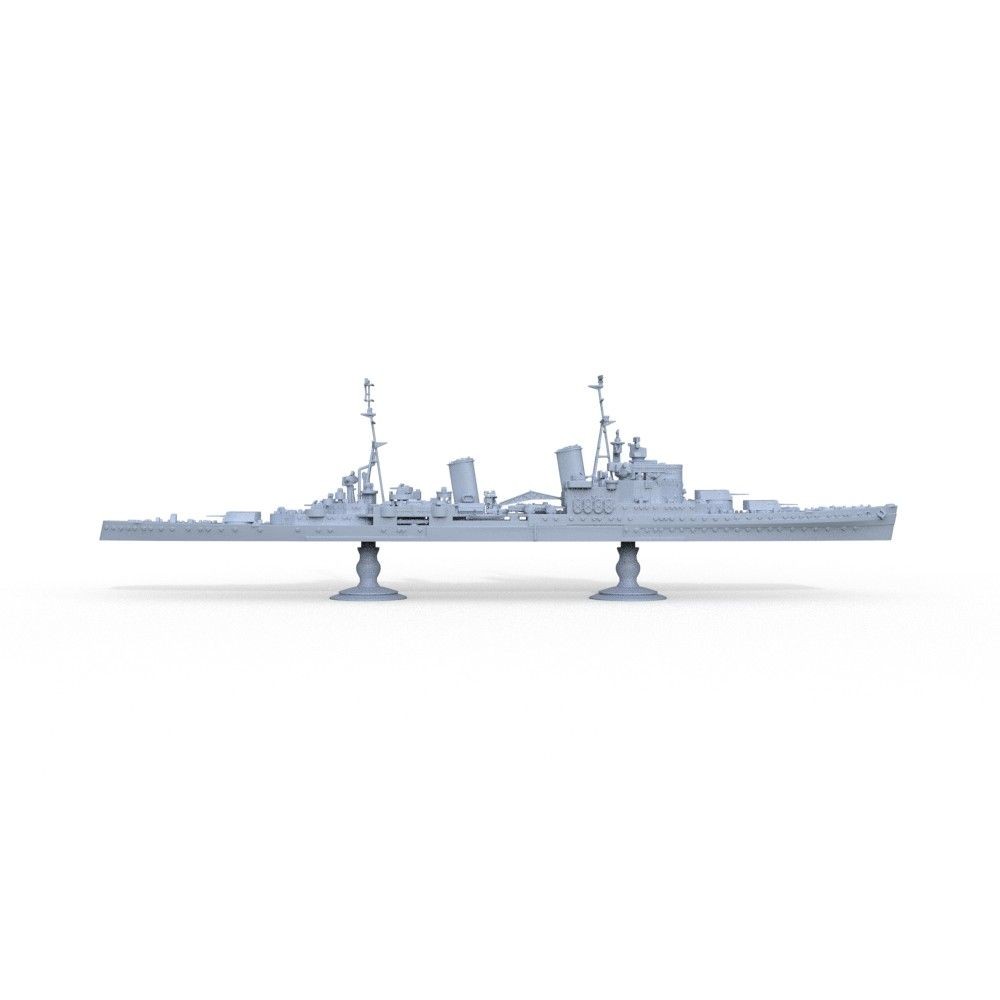 Military Model Kit HMS Liverpool Gloucester Class Light Cruiser