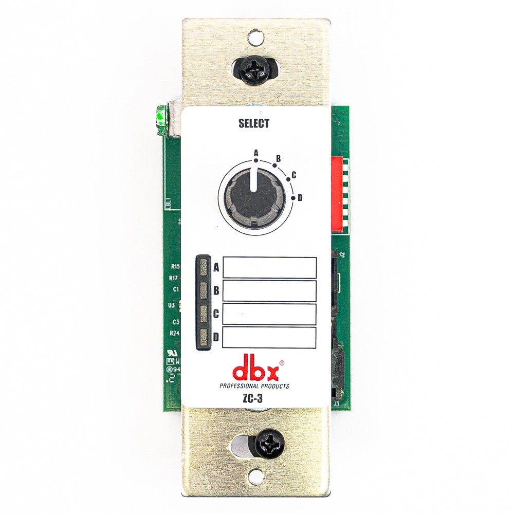 dbx ZC-3 Program / Source Selector for DriveRack & ZonePro – w/ Box, Manual
