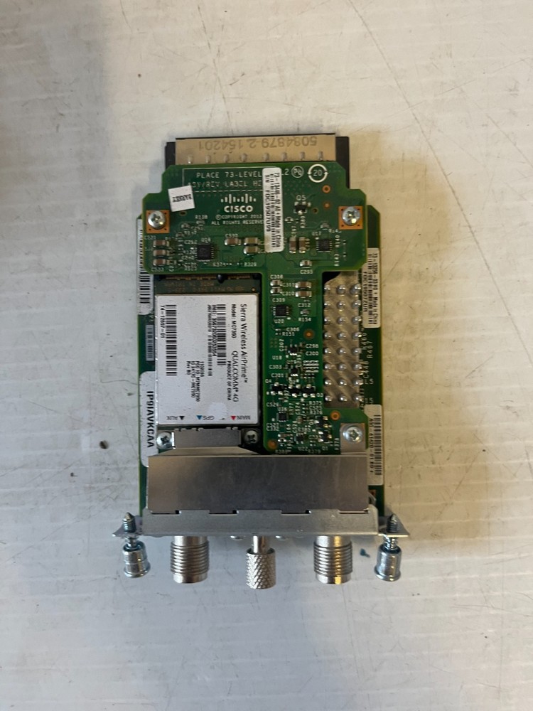 3 X Cisco Wireless WAN Enhanced High Speed Interface Card MC7350 EHWIC-4G-LTE-A