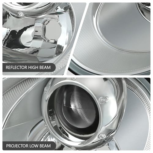 Left Projector Headlight Assembly Compatible With VW Beetle 2006-2010,