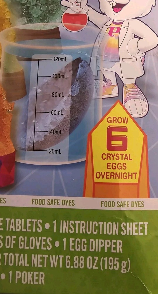 PAAS Eggsperiment Crystal Growing Eggs