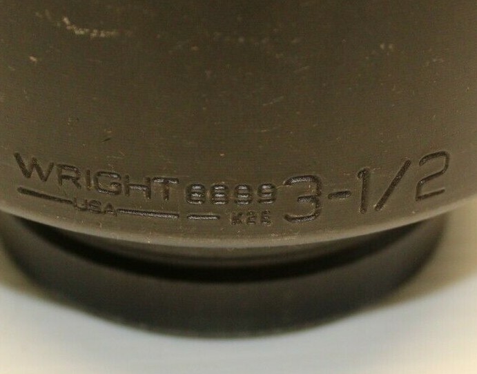 👀 NEW 🔩 Wright 8899 3-1/2" IMPACT SOCKET 1" DRIVE