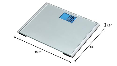 EatSmart Precision Plus Digital Bathroom Scale with Ultra-Wide Platform 440