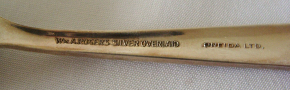 Wm. A. Rogers Silver Overlaid Oneida LTD. Wildwood Flatware Lot Of 62 Pieces