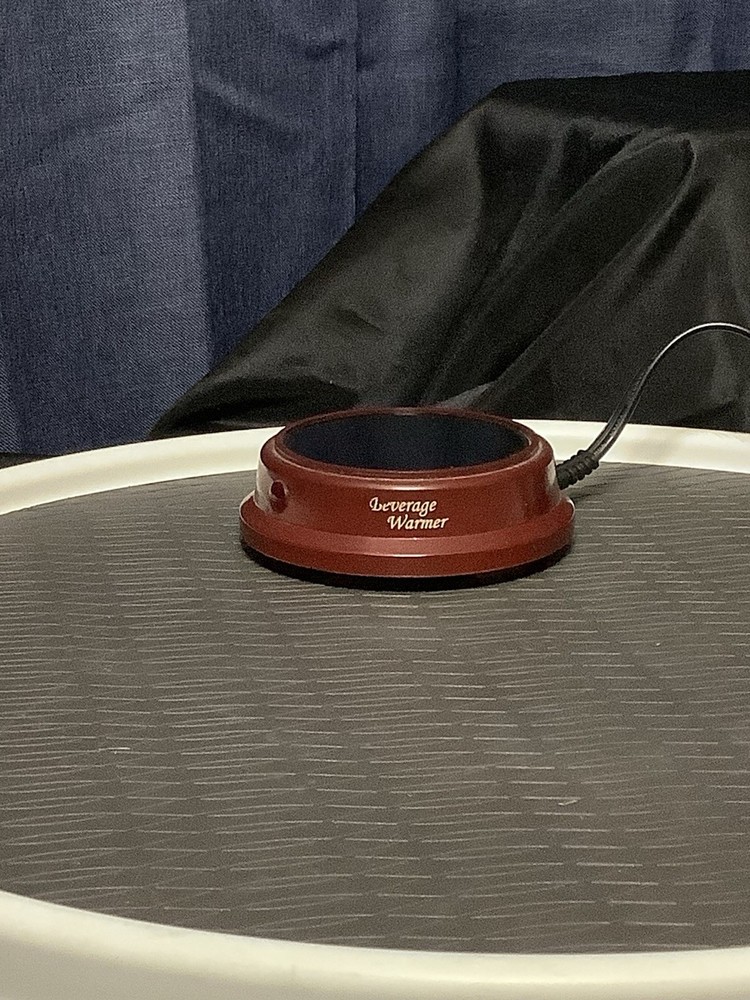 Genuine Rival BW8M Round Burgandy Beverage Warmer