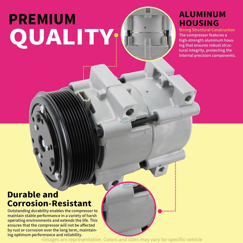 A/C Compressor | Compatible With Honda Accord 03-07