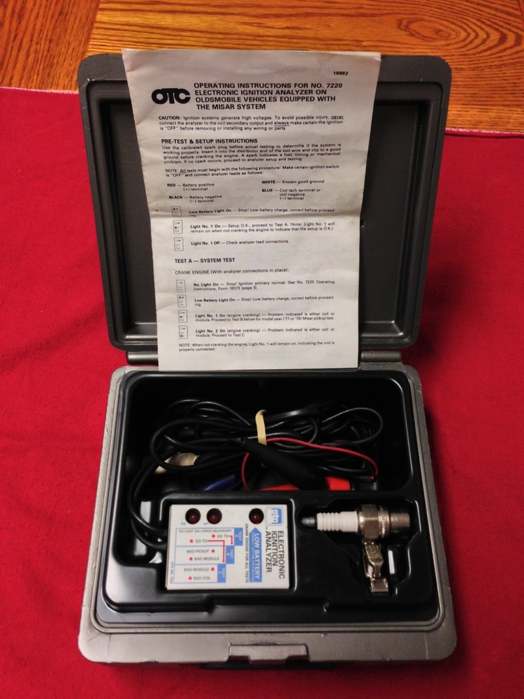 OTC 7220-K Electronic Ignition Analyzer No. 7220-K