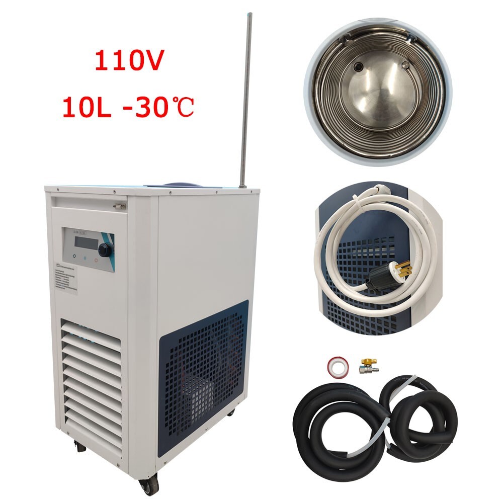 110V10L -30℃ Laboratory Chiller Circulator Cooling-water Machine Low Temperature
