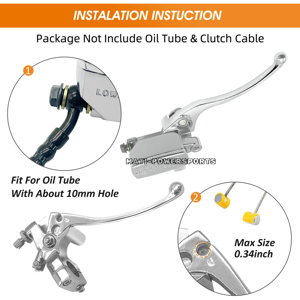 Brake Master Cylinder Clutch Lever for Honda Shadow Ace Aero Spirit VT1100 95-07