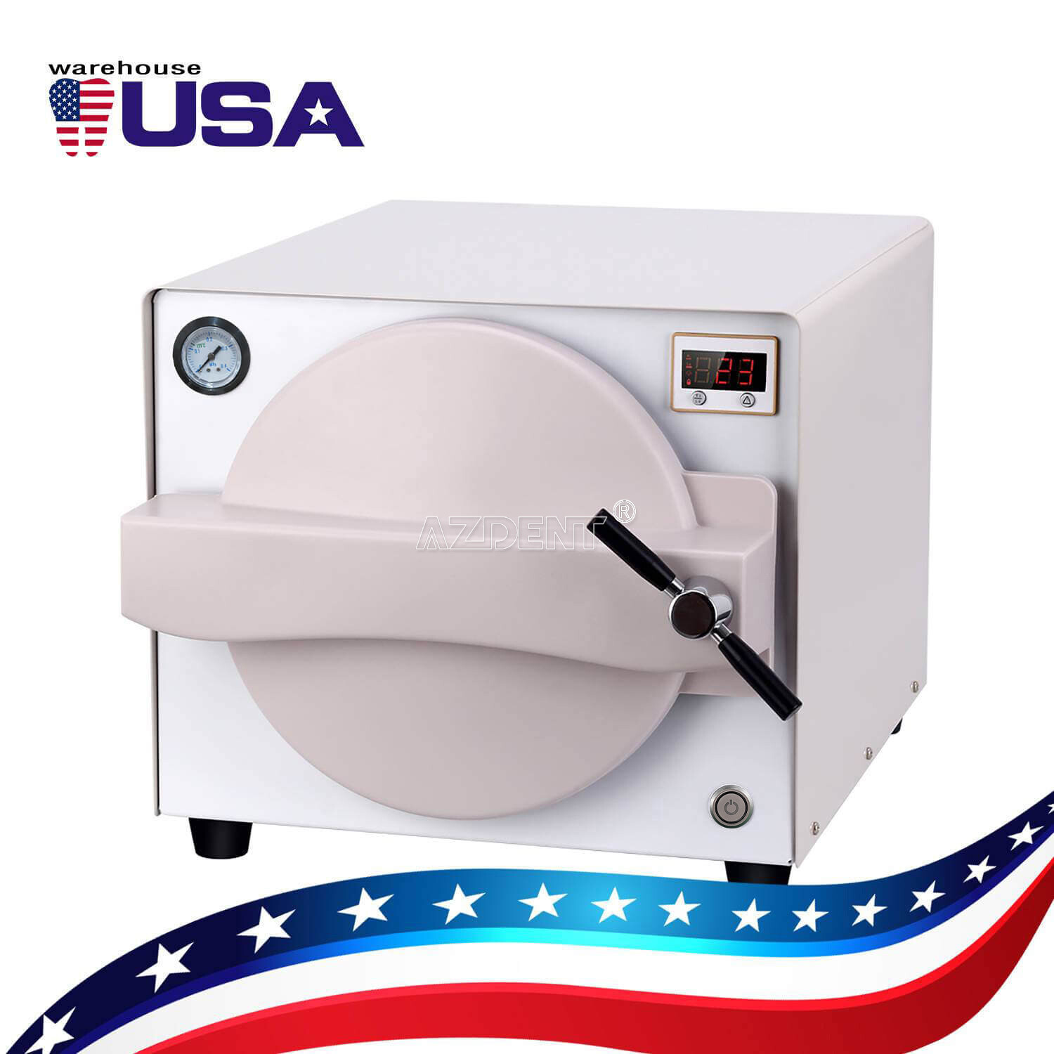 18L/22L Dental Autoclave Steam Sterilizer Medical Class B Drying/w/ Printer